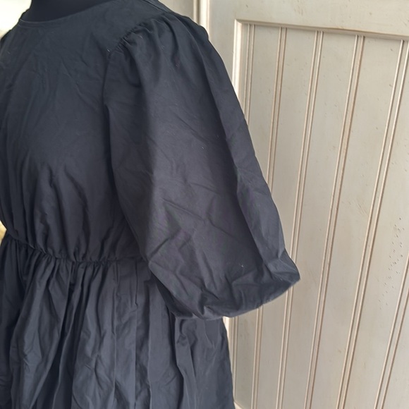 Madewell Poplin Crewneck‎ Puff  Sleeve Mini Dress - Picture 5 of 16